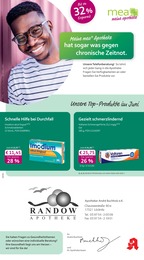 Apotheken Prospekt von mea - meine apotheke in Brüssow Aktueller mea - meine apotheke Apotheken Prospekt für Brüssow: Unsere Juni-Angebote mit 4} Seiten, 01.06.2026 - 30.06.2026