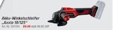 Akku-Winkelschleifer Axxio 18/125 von Einhell im aktuellen toom Baumarkt Prospekt