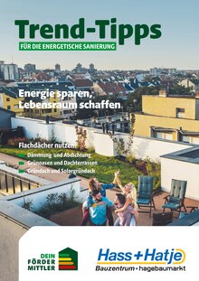 Hass + Hatje GmbH Prospekt Trend-Tipps FÜR DIE ENERGETISCHE SANIERUNG mit  Seiten in Reinfeld (Holstein) und Umgebung