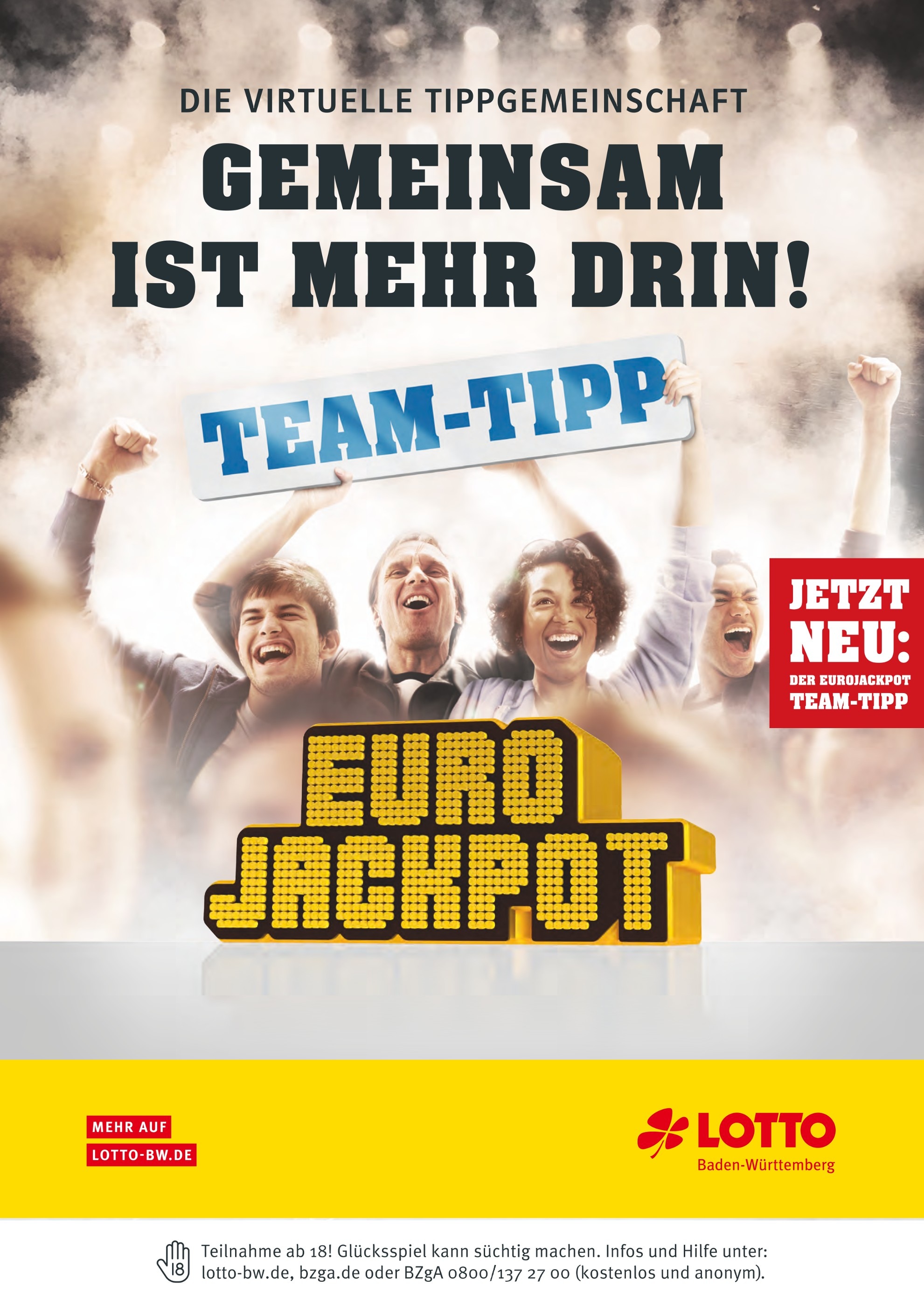 Lotto Baden-Württemberg Prospekt für Memmingen mit 1 Seite Lotto Baden-Württemberg Prospekt für Memmingen: "Gemeinsam ist mehr Drin!", 1 Seite, 21.01.2022 - 28.01.2022
