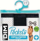 Lot de 3 slips femme Les Pockets - DIM - Intermarché Super à Reims Lot de 3 slips femme Les Pockets - DIM en promo chez Intermarché Super Reims à 6,95 €