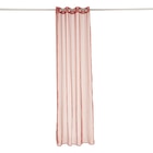 Voilage à œillets uni rouge 140x240cm en promo chez Gifi Voilage à œillets uni rouge 140x240cm dans le catalogue Gifi