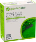 ENGRAIS GAZON 2 ACTIONS 3,5 KG - GARDENSTAR en promo chez Auchan Hypermarché ENGRAIS GAZON 2 ACTIONS 3,5 KG - GARDENSTAR dans le catalogue Auchan Hypermarché