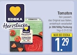 Tomaten fein passiert im EDEKA Prospekt Tomaten fein passiert von EDEKA Herzstücke im aktuellen EDEKA Prospekt für 1,29 €