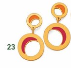 boucles laque, or jaune 0,87 g à 111,00 € dans le catalogue E.Leclerc