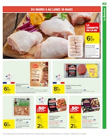 Promo Steak Haché Boeuf dans le catalogue Carrefour du moment à la page 21