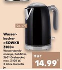 Aktuelles Wasserkocher SOWKR 3100 Angebot bei Kaufland in Würzburg ab 14,99 €
