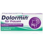 Dolormin für Frauen bei Menstruationsbeschwerden mit Naproxen bei LINDA im Kirchheim Prospekt für 11,40 €
