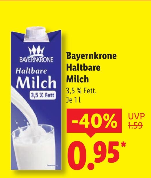 Haltbare Milch
