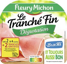 Jambon Le Tranché Fin - 25% de Sel - Géant Casino à Massy Jambon Le Tranché Fin - 25% de Sel en promo chez Géant Casino Massy à 4,19 €