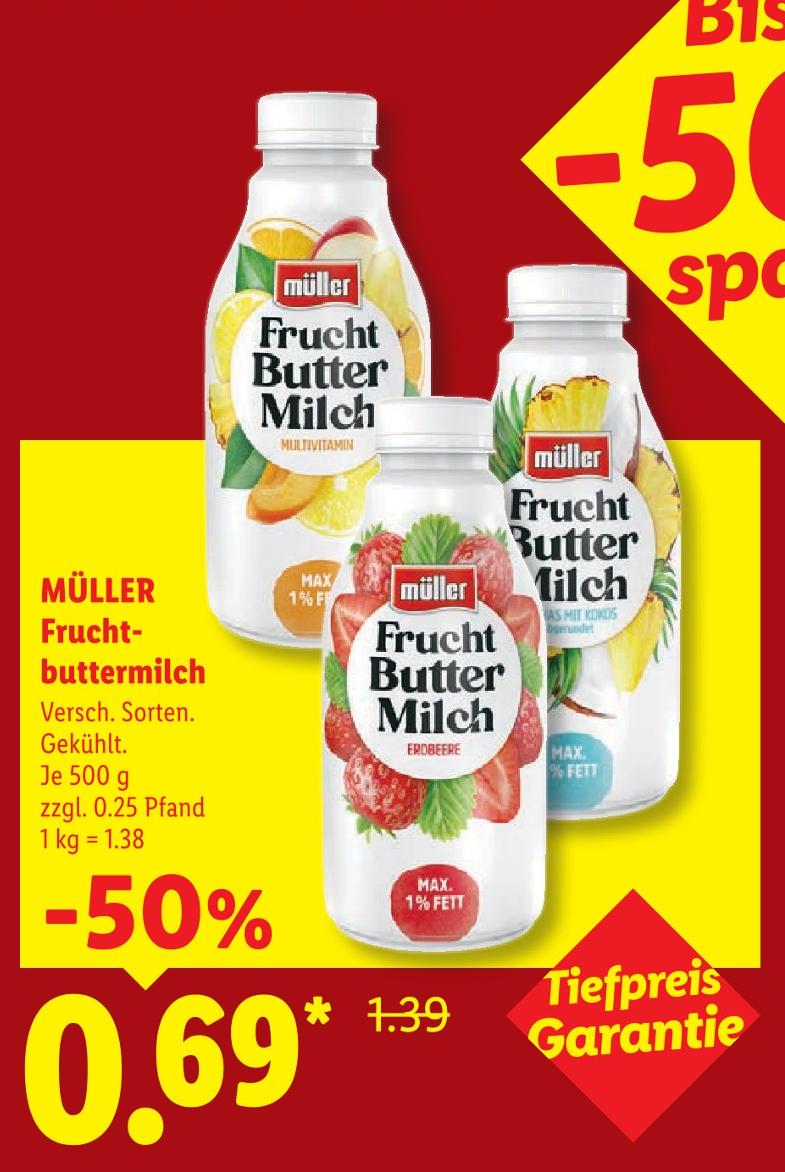 Frucht Buttermilch Multivitamin