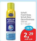 Fresh Step Schuh Deo Geruchsstop von Dr. Scholl's für 2,29 € bei budni im Angebot Fresh Step Schuh Deo Geruchsstop von Dr. Scholl's im aktuellen budni Prospekt