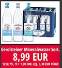 Mineralwasser Angebote von Gerolsteiner bei Nuck Getränke Freital für 8,99 €