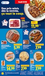 Prix et réduction Viande dans le prospectus Lidl en cours Offre Viande dans le catalogue Lidl du moment à la page 10