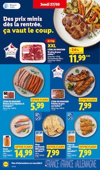Promotion Alimentation Poisson dans le prospectus Lidl, valable du 27/08/2026 au 02/09/2026 Promo Alimentation Poisson dans le catalogue Lidl du moment à la page 10