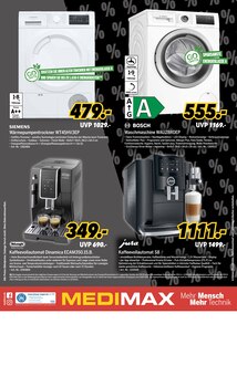 Waschmaschine im MEDIMAX Prospekt "DIE DEALS DES JAHRES - BLACK MAX 2.0" mit 8 Seiten (Potsdam)