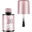 UV Gel Nagellack UV Gel Easy Off 04 Let It Spark! im dm-drogerie markt Prospekt UV Gel Nagellack UV Gel Easy Off 04 Let It Spark! von essence im aktuellen dm-drogerie markt Prospekt für 2,95 €