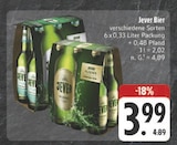 Bier im Angebot bei E center in Frankenberg Bier Angebote von Jever bei E center Frankenberg für 3,99 €