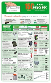 Aktueller EGGER Fachmarkt Baumärkte Prospekt in Bodenkirchen und Umgebung, "Saumarkt-Angebote" mit 8 Seiten, 31.12.2025 - 17.01.2026