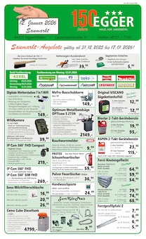 EGGER Fachmarkt Prospekt Saumarkt-Angebote mit 8 Seiten