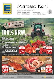 EDEKA Prospekt für Bochum mit 24 Seiten EDEKA Prospekt für Bochum: "Aktuelle Angebote", 24 Seiten, 11.08.2025 - 16.08.2025