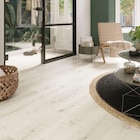 Sol stratifié clipsable Rowley chêne gris clair 8 mm L. 129,2 x l. 19,3 cm - GoodHome - Castorama Sol stratifié clipsable Rowley chêne gris clair 8 mm L. 129,2 x l. 19,3 cm - GoodHome à 15,99 € dans le catalogue Castorama
