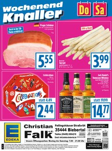 Jack Daniels im EDEKA Prospekt "Aktuelle Angebote" mit 20 Seiten (Gießen)