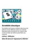 Scrabble classique dans le catalogue Cultura