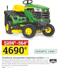 Tondeuse autoportée à éjection arrière X117R en promo chez Espace Emeraude Caen à 4 690,00 €