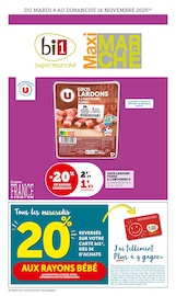Catalogue Supermarchés Bi1 en cours à Malbuisson et alentours, "bi1 supermarché Maxi MARCHÉ", 16 pages, 04/11/2025 - 16/11/2025