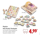 Holz-Puzzle/-Steckspiel 27-teilig Angebote von Playtive bei Lidl Cottbus für 4,99 €