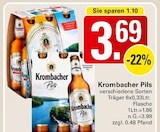 Pils Angebote von Krombacher bei WEZ Löhne für 3,69 €
