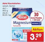 Magnesium im Netto Marken-Discount Prospekt Kautabletten von Abtei im aktuellen Netto Marken-Discount Prospekt für 3,29 €