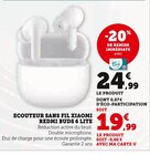 Ecouteur sans fil Redmi Buds 6 Lite - Xiaomi en promo chez Super U Le Mans à 19,99 €