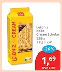 Keks Cream Schoko von Leibniz im aktuellen budni Prospekt