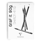 Bloc de croquis Clairefontaine Graf It A4 80 pages microperforées - Clairefontaine dans le catalogue Fnac