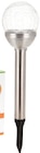 Lampe solaire 2 LED verre Ø8cm dans le catalogue Maxi Bazar