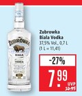 Biala Vodka im Angebot bei Marktkauf in Böblingen Biala Vodka Angebote von Zubrowka bei Marktkauf Böblingen für 7,99 €