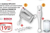 Handmixer MFQ 3010 Angebote von Bosch bei GLOBUS Bad Kreuznach für 19,99 €