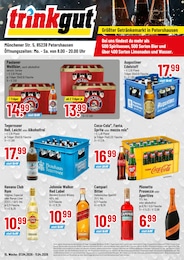 Getränkemärkte Prospekt von Trinkgut in Röhrmoos Aktueller Trinkgut Getränkemärkte Prospekt für Röhrmoos: Aktuelle Angebote mit 4} Seiten, 07.04.2026 - 11.04.2026