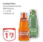 Tequila Sunrise Angebote von Cocktail Plant bei GLOBUS Saarlouis für 1,79 €