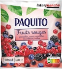 Fruits rouges surgelés - PAQUITO dans le catalogue Intermarché Super