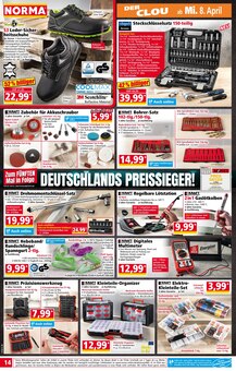 Sicherheitsschuhe im Norma Prospekt "Mehr fürs Geld" mit 19 Seiten (Dortmund)