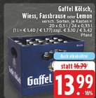 EDEKA Kürten - Kölsch Angebot im Prospekt Kölsch bei EDEKA im Kürten Prospekt für 13,99 €