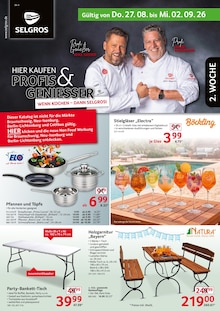 Selgros Prospekt HIER KAUFEN PROFIS & GENIESSER mit 12 Seiten