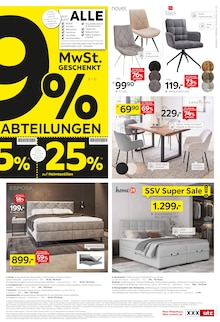 Bett im aktuellen XXXLutz Möbelhäuser Prospekt (Lübeck) Bett im XXXLutz Möbelhäuser Prospekt "DAS IST DER XXXLutz SSV" mit 20 Seiten (Lübeck)
