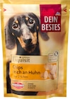 Hundeleckerli Chips, reich an Huhn, Exquisit Angebote von Dein Bestes bei dm-drogerie markt Bad Oeynhausen für 1,65 €