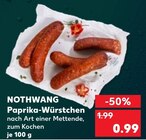 Paprika-Würstchen bei Kaufland im Spaichingen Prospekt für 0,99 €