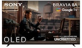 BRAVIA 8A K-65XR8A OLED TV im Angebot bei MediaMarkt Saturn in Dillingen BRAVIA 8A K-65XR8A OLED TV Angebote von SONY bei MediaMarkt Saturn Dillingen für 1.349,00 €