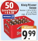 Pilsener Steinie im Angebot bei E center in Brühl Pilsener Steinie Angebote von König bei E center Brühl für 9,99 €